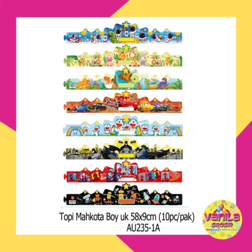 (10Pcs) Topi Ulang Tahun BOY
