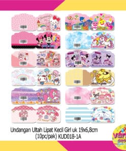 10Pcs Undangan S GIRL + FREE PLASTIK