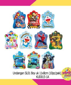 10Pcs Undangan SL01 BOY + FREE PLASTIK