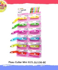 (12Pcs) Cutter Mini Warna Warni