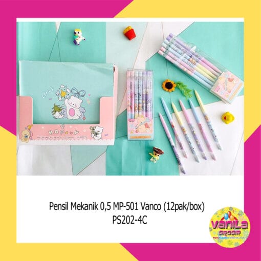 (12Pcs) Pensil Mekanik 0.5 Vanco