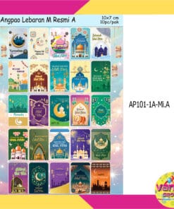 (1Ball Isi 100Pak) Amplop Lebaran Idul Fitri RESMI Uk M