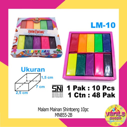 (1Box Isi 10Pcs) Malam Mainan Shintoeng