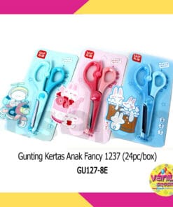 (1Box Isi 24 Pcs) Gunting Kertas Anak Fancy