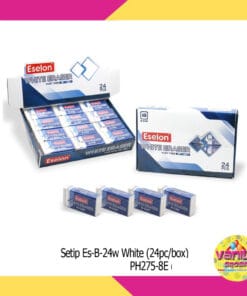 (1Box Isi 24Pcs) Penghapus Pensil Eselon Putih