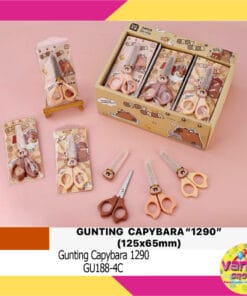 (1Box isi 24pcs) Gunting Capybara 1290