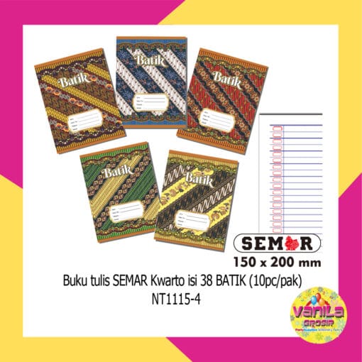 buku tulis fancy