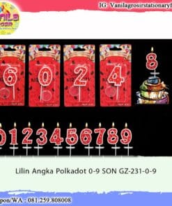 (1PCS) LILIN ANGKA POLKADOT (SON)