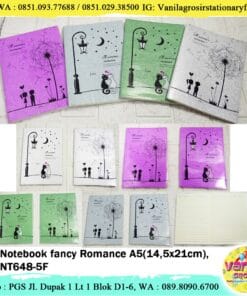 1PCS NOTEBOOK MOTIF ROMANCE (A5)