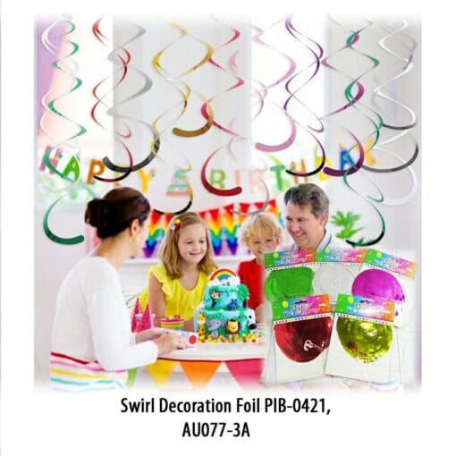 1PCS SPIRAL SWIRL DEKORASI