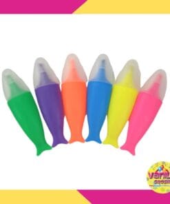 (1Pack 6Warna) Stabilo bentuk ikan