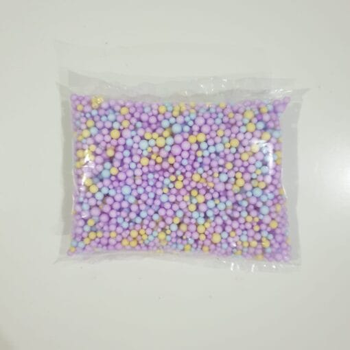 (1Pak) Gabus sterofoam MIX WARNA, gabus butiran, gabus mix warna, butiran souvenir, butiran gabus bola - Gambar 6