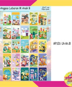 (1Pak Isi 10Pcs) Amplop Idul Fitri ANAK Uk M