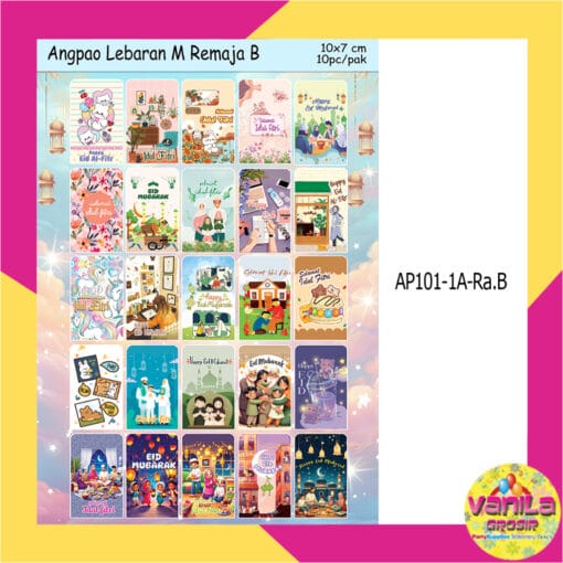 angpao lebaran karakter remaja uk M