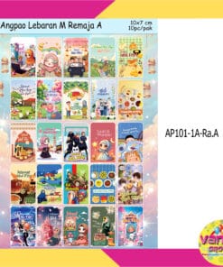 (1Pak Isi 10Pcs) Amplop Idul Fitri Remaja Uk M