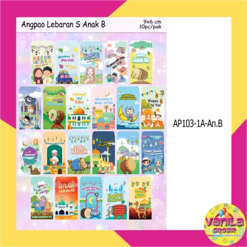 (1Pak Isi 10Pcs) Amplop Lebaran KECIL S