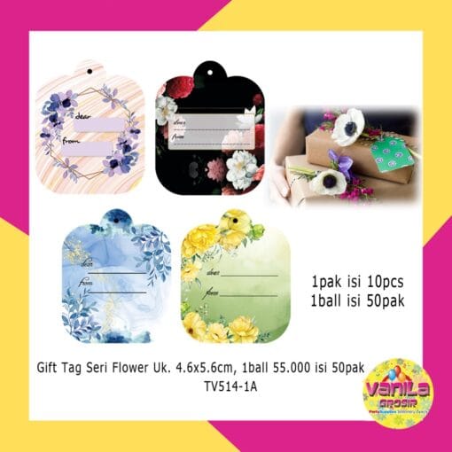 gift tag bunga