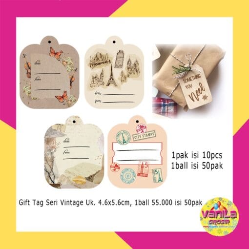 gift tag vintage
