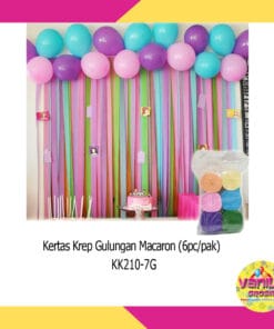 (1Pak Isi 6Pcs) Kertas Krep Roll