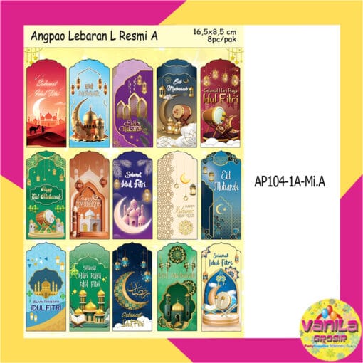 angpao lebaran idul fitri motif uk L