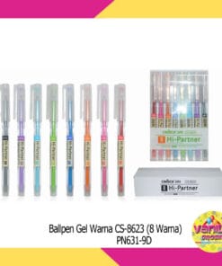 (1Pak Isi 8Warna) Ballpen Gel Warna 0