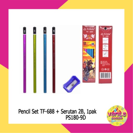 pensil tulis warna macaron