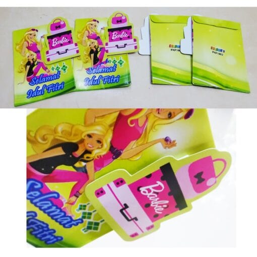 (1Pak isi 5Pcs) Amplop Lebaran Idul Fitri 3D, Angpao Idul Fitri KArakter Cewek & Cowok 3D, grosir murah amplop lebaran/ angpao idul fitri ready stok - Gambar 6