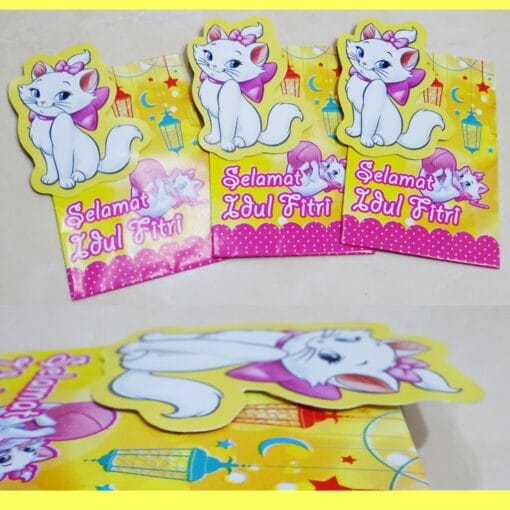 (1Pak isi 5Pcs) Amplop Lebaran Idul Fitri 3D, Angpao Idul Fitri KArakter Cewek & Cowok 3D, grosir murah amplop lebaran/ angpao idul fitri ready stok - Gambar 7