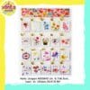 (1Papan isi 160Pcs) Kartu ucapan Flower Kecil