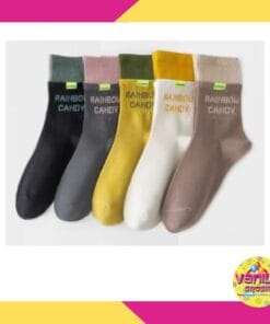 (1Pasang) Kaos Kaki Panjang Polos