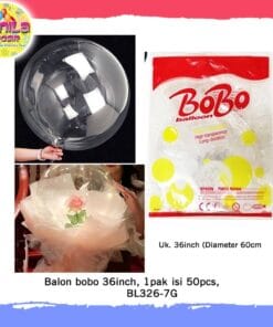 (1Pcs) Balon Bobo Merah 36inch