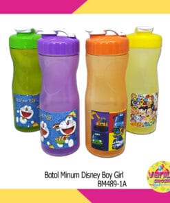 (1Pcs) Botol Minum Plastik Karakter