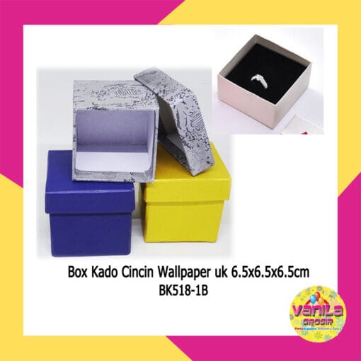 (1Pcs) Box Kado Cincin Walpaper