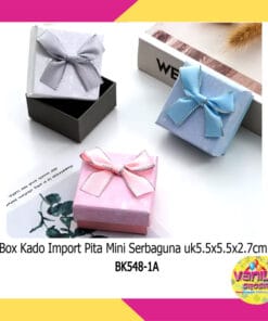 (1Pcs) Box Kado Pita Mini Serbaguna Uk 5x5