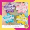 (1Pcs) Cake topper Hbd Motif Bintang