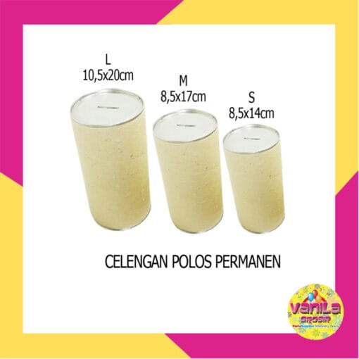 (1Pcs) Celengan Permanen Ukuran M