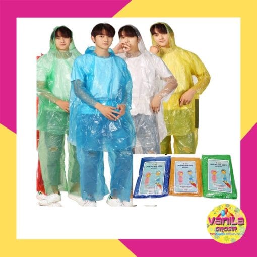 (1Pcs) Jas Hujan Setelan
