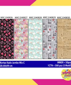 (1Pcs) Kertas Kado Jumbo MIX C