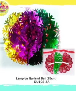 (1Pcs) Lampion Garland Mix Warna