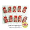 (1Pcs) Lilin Angka 0-9 Merah Putih