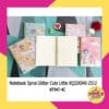 (1Pcs) Notebook Spiral Glitter Cute Little uk A5