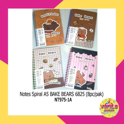 (1Pcs) Notebook Spiral Uk A5
