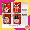 (1Pcs) Paperbag 3d Natal Uk 26x32x10cm