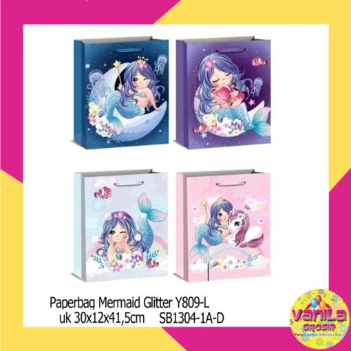 (1Pcs) Paperbag Motif Uk 30x12x41,5cm, paperbag hampers, tas kado, tas ulang tahun - Gambar 6