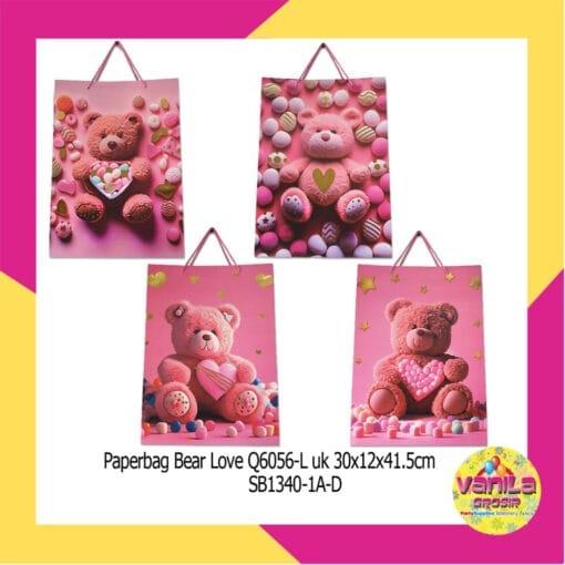 (1Pcs) Paperbag Ulang Tahun, paperbag HBD, tas kado, paperbag ultah, tas paperbag - Gambar 6