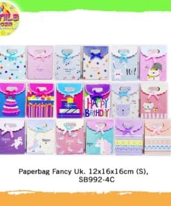 (1Pcs) Paperbag buka tutup uk S motif Cute