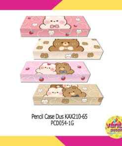 (1Pcs) Pencil Case Dus Motif Lucu