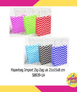 (1Pcs) Shopping bag motif ZigZag