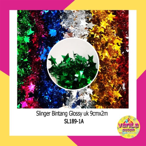 (1Pcs) Slinger Bintang Glossy