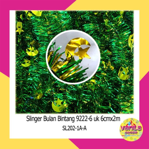 (1Pcs) Slinger Bulan Bintang Ketupat